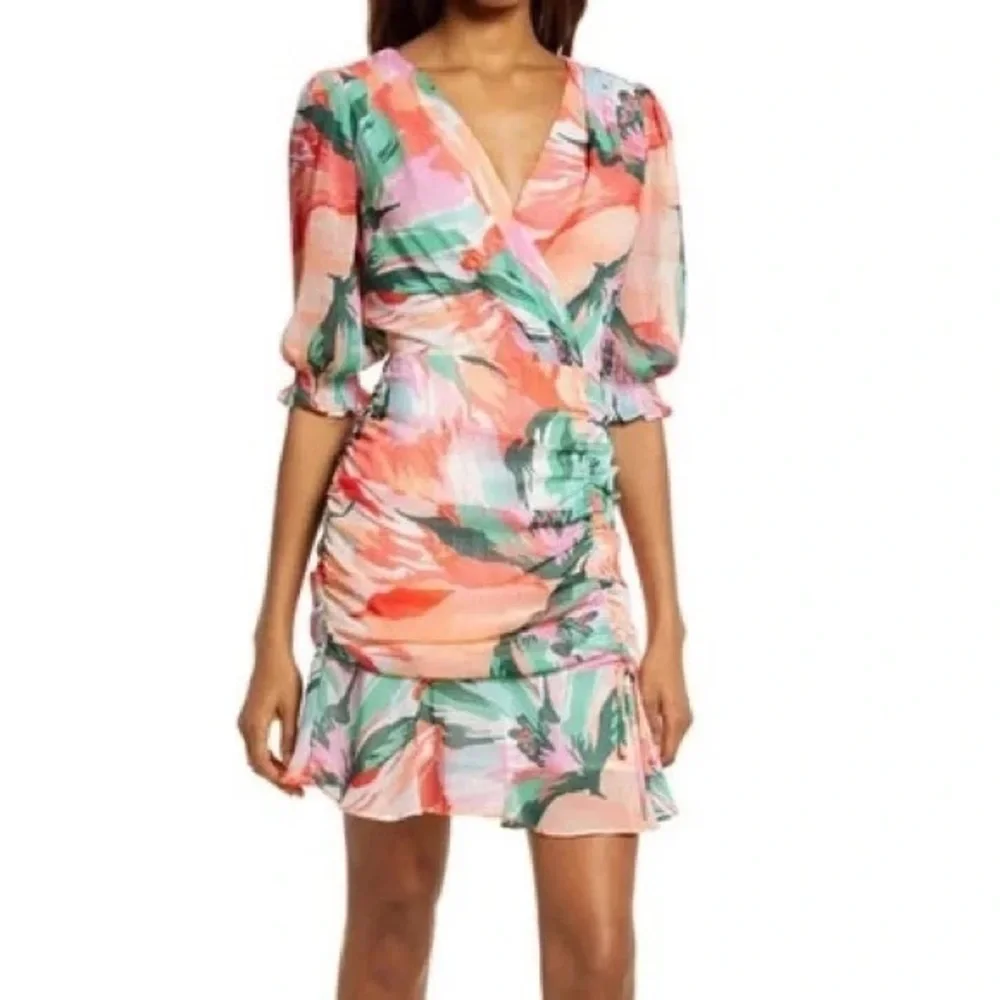 Adelyn Rae Colorful Dress - Picture 1 of 3